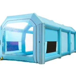 VEVOR Inflatable Paint Booth, 13x10x9ft Inflatable Spray Booth, 950W High Powerful Blower Spray Booth Tent, Car Paint Tent Air Filter System for Car Parking Tent Workstation Motorcycle Garage