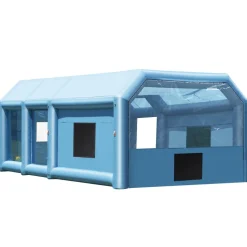 VEVOR Inflatable Paint Booth, 27.9 x 15.7 x 10.8 ft Inflatable Spray Booth, Portable Car Paint Booth for Small Truck, with 950W+750W Powerful Blowers and Air Filter System, Large Motorcycle, Midsize S