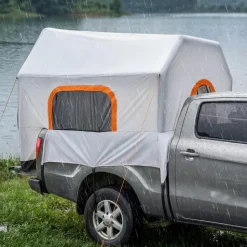 VEVOR Inflatable Pickup Truck Tent, 7.2 x 5.4 FT 3-Season Truck Bed Tent with Ventilated Mesh Windows, PU2000mm Waterproof Pickup Camping Tents for Outdoor Hiking Activities - Air Pump Included