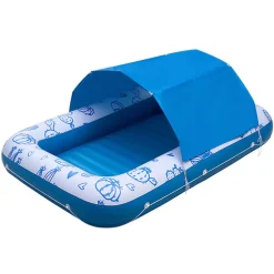 VEVOR Inflatable Pool Float with UPF 50+ Canopy, 82