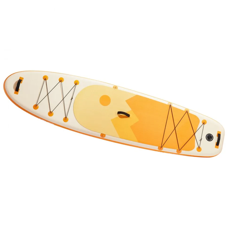 VEVOR Inflatable Stand Up Paddle Board, 11.6' x 35" x 6" Wide Ultra-Light SUP Paddleboard, All Accessories Included, Pump, Paddle, Fin, Backpack, Ankle Leash, Strap, Non-slip Deck for Youth & Adults