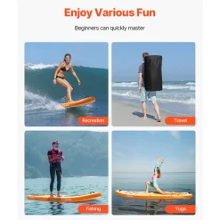 VEVOR Inflatable Stand Up Paddle Board, 11.6' x 35