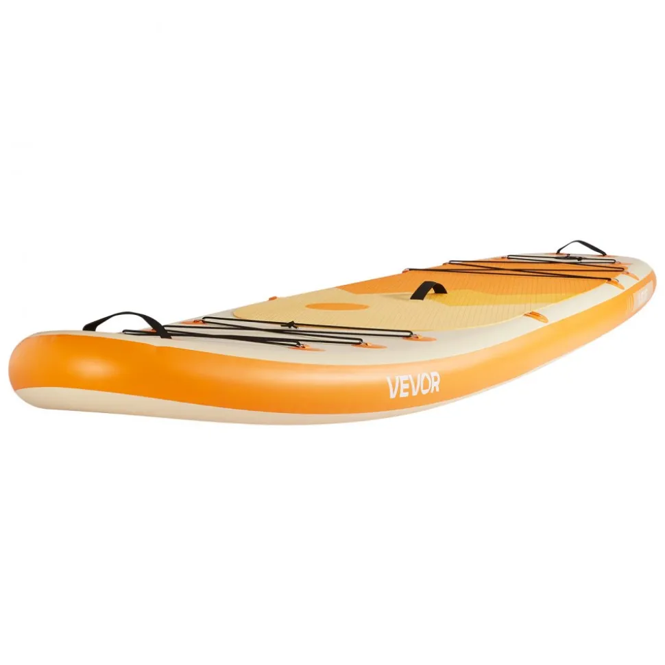 VEVOR Inflatable Stand Up Paddle Board, 11.6' x 35" x 6" Wide Ultra-Light SUP Paddleboard, All Accessories Included, Pump, Paddle, Fin, Backpack, Ankle Leash, Strap, Non-slip Deck for Youth & Adults