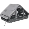 VEVOR Inflatable Tent for Camping 2-4 Person Blow Up Tent with Pump Gray, for Family Outdoor Glamping, Waterproof 420D Oxford, Easy Setup Air House with Skylight, Stove Jack, Mesh Windows & Carry Bag