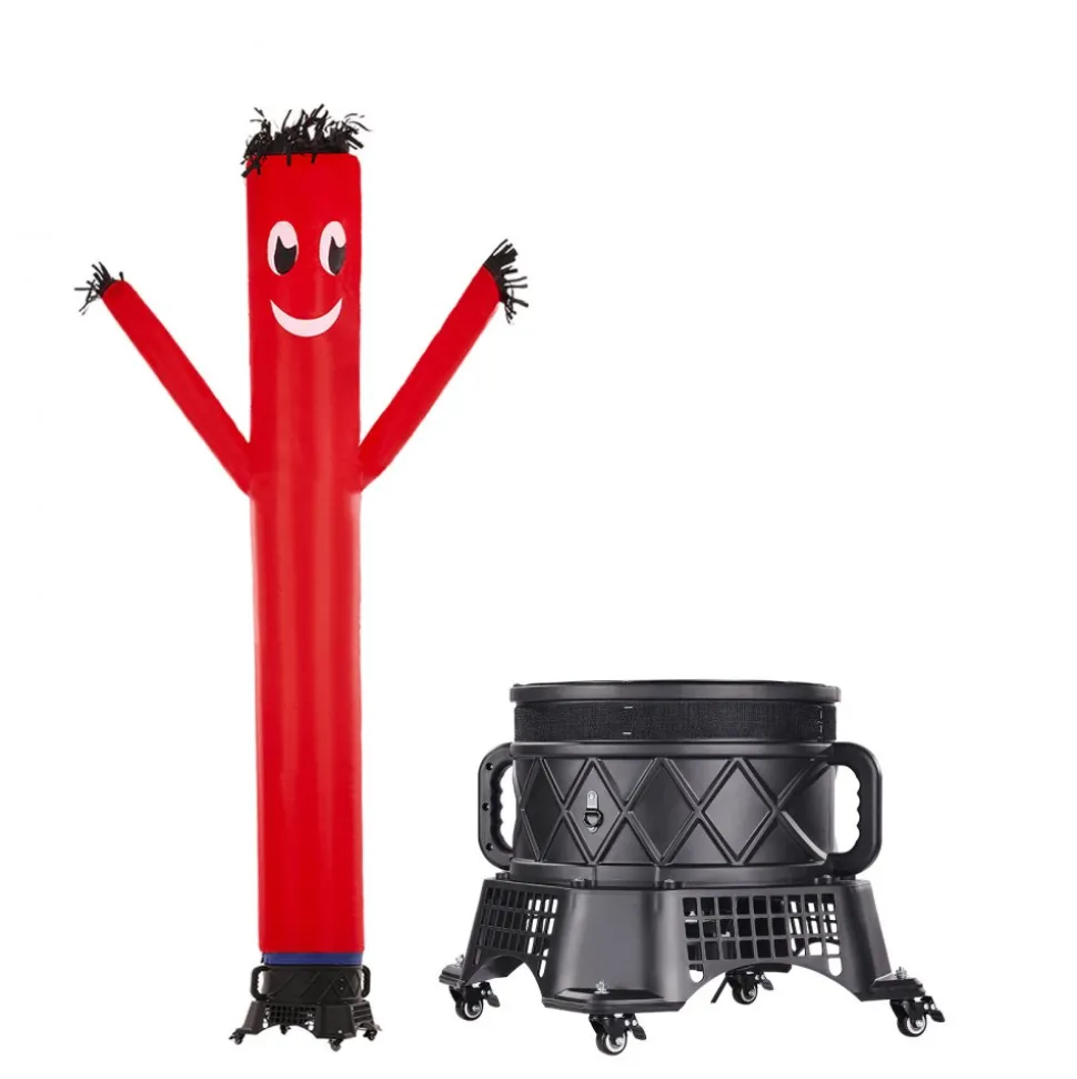 VEVOR Inflatable Tube Man Set, 10 ft Tall, Wacky Waving Inflatable Dancing Tube Guy with 9/10 HP Blower, PP Shell IPX3 Waterproof Blower Fan, for Outdoor Advertising Business Store Party