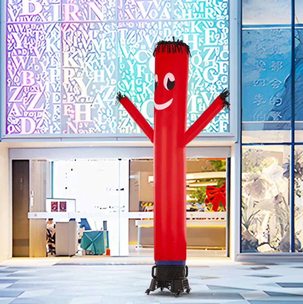 VEVOR Inflatable Tube Man Set, 10 ft Tall, Wacky Waving Inflatable Dancing Tube Guy with 9/10 HP Blower, PP Shell IPX3 Waterproof Blower Fan, for Outdoor Advertising Business Store Party