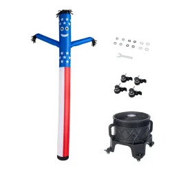 VEVOR Inflatable Tube Man with Blower, 20 ft Tall, Wacky Waving Wind Flying Inflatable Dancing Tube Guy with 1 HP IPX3 Waterproof Blower Fan, for Outdoor Advertising Business Store Party Decoration