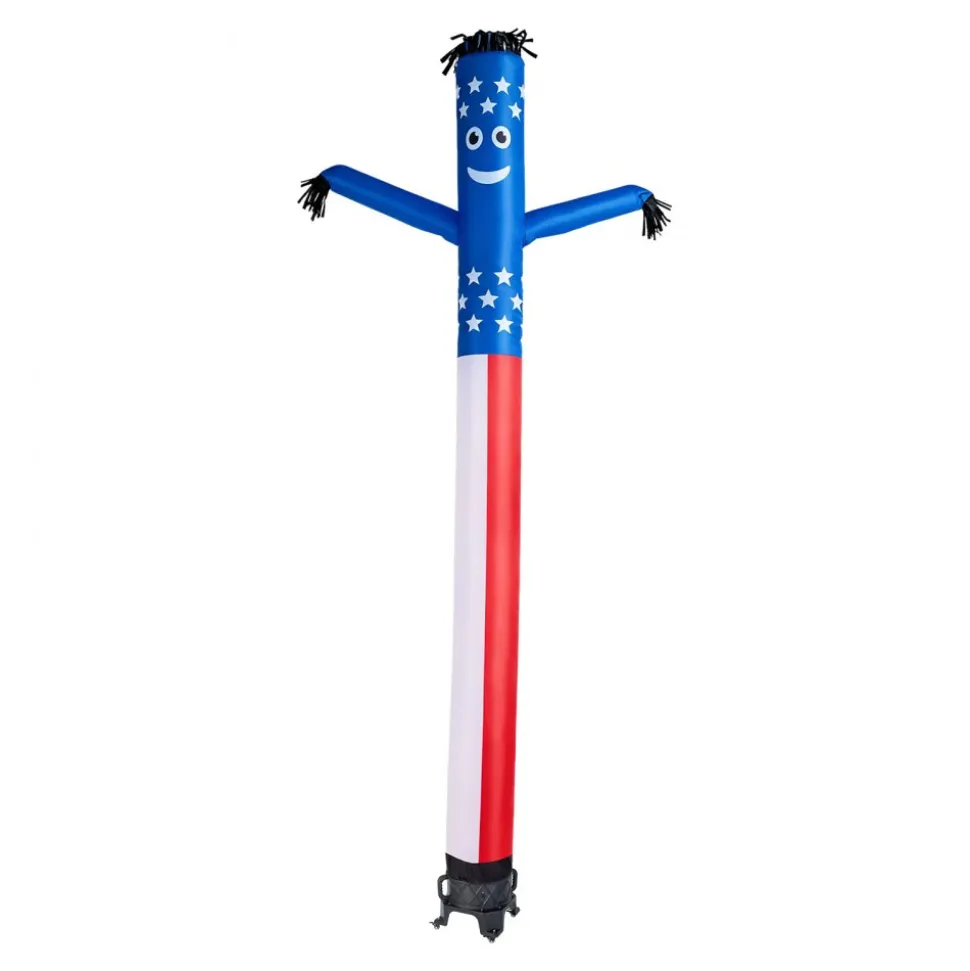 VEVOR Inflatable Tube Man with Blower, 20 ft Tall, Wacky Waving Wind Flying Inflatable Dancing Tube Guy with 1 HP IPX3 Waterproof Blower Fan, for Outdoor Advertising Business Store Party Decoration