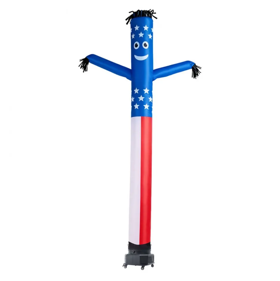 VEVOR Inflatable Tube Man with Blower, 10 ft Tall, Wacky Waving Wind Flying Inflatable Dancing Tube Guy with 3/4 HP IPX3 Waterproof Blower Fan, for Outdoor Advertising Business Store Party Decoration