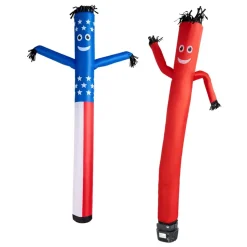 VEVOR Inflatable Tube Man with Blower, 8 ft Tall, Wacky Waving Wind Flying Inflatable Dancing Tube Guy with 1/15 HP IPX3 Waterproof Blower Fan, for Outdoor Advertising Business Store Party Decoration