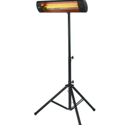 VEVOR Infrared Heater, 1500W Electric Space Heater with Remote Control, LED Screen w/ 3 Speeds & Timer, Outdoor/Outdoor for Patio,Porch,Dining Room,Studio