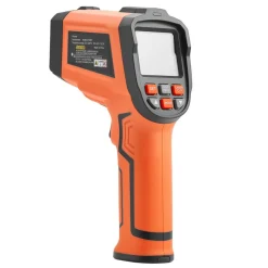 VEVOR Infrared Thermometer, -22℉ to 2192℉ Dual-Mode IR Thermometer Gun with K-Type Thermocouple, Dual Laser Heat Temperature Gun Non-Contact for Cooking/Griddle/Engine/Industrial Use (Not for Human)