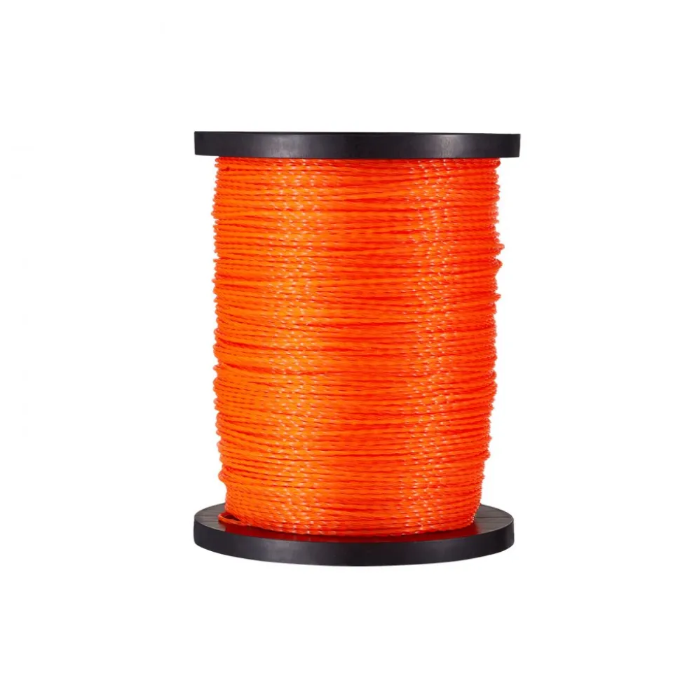 VEVOR 0.095 in 1280 ft String Trimmer Line, Orange Heavy Duty Weed Eater String, Premium Nylon Universal Replacement Trimmer Line Spool with Twisted Design, Suitable for Professional & Homeowner Use