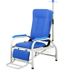 VEVOR Infusion Chair with IV Pole 90°-160° Reclining Phlebotomy Chair, 400LBS Capacity Medical Infusion Recliner with Soft Padded Seat, Footrest & Storage Basket for Blood Draw, IV Transfusion