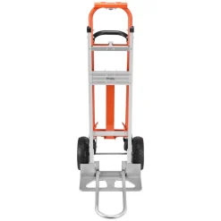 VEVOR 4 in 1 Hand Truck, 1000 lbs Load Capacity for 4-Wheel Mode, Convertible Hand Truck Dolly with Non-Slip Handle & Wheels, Aluminum Alloy Portable Dolly for Moving Home, Office, Warehouse
