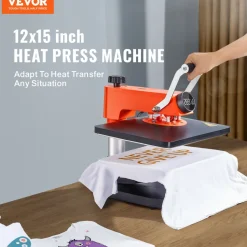 VEVOR 5-in-1 Heat Press Machine, 12