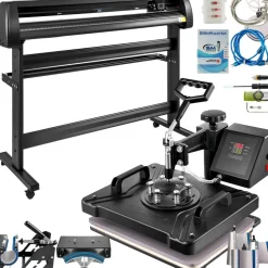 VEVOR 8 In 1 Heat Press Sublimation Machine & 53