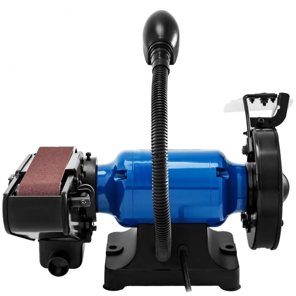 VEVOR 2 IN 1 2inch Belt Grinder for Knife Making 6inch 3450rpm per min Belt and Disc Bench Sander 90 Degree Belt Holder with Sturdy Base and LED Working Lamp