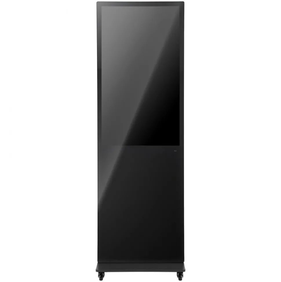 VEVOR 43 in Indoor Digital Signage Floor Standing Advertising Display Kiosk, with WiFi HDMI/USB Input Android OS, 178° Wide View, LCD Screen Interactive Monitor, Mobile Commercial Totem Poster