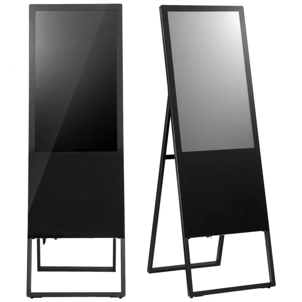 VEVOR 32 in Indoor Digital Signage Floor Standing Advertising Display Kiosk, with WiFi HDMI/USB Input Android OS, 178° Wide View, LCD Screen Interactive Monitor, Commercial Totem Vertical Poster