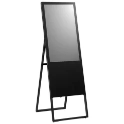 VEVOR 32 in Indoor Digital Signage Floor Standing Advertising Display Kiosk, with WiFi HDMI/USB Input Android OS, 178° Wide View, LCD Screen Interactive Monitor, Commercial Totem Vertical Poster