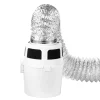 VEVOR 3-in-1 Indoor Dryer Vent Kit, with Bucket for Electric Dryer with 4-Inch by 5-Feet Extendable Exhaust Hose, Premium Quality & Light Weight & No Extra Accessories Required for Apartments, RVs