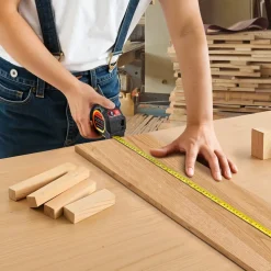 VEVOR 2-in-1 Laser Tape Measure, 135Ft Rechargeable Laser Measurement Tool & 16Ft Measuring Tape with Magnetic, 4 Modes-Length, Area, Volume, Continuous,ft/in/m/ft+in Unit,for Outdoor,Decoration