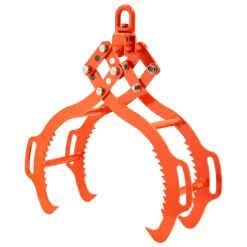 VEVOR 32in Log Lifting Tongs, 4-Claw Log Tongs, Heavy Duty Steel Log Grapple, 2200LBS Lifting Capacity, Swivel Log Graper Timber, Eagle Claw Design, Log Skidding Tongs for Trucks, Tractors, Forklifts