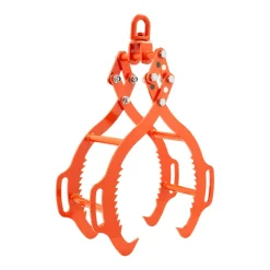 VEVOR 28in Log Lifting Tongs, 4-Claw Log Tongs, Heavy Duty Steel Log Grapple, 2650LBS Lifting Capacity, Swivel Log Graper Timber, Eagle Claw Design, Log Skidding Tongs for Trucks, Tractors, Forklifts