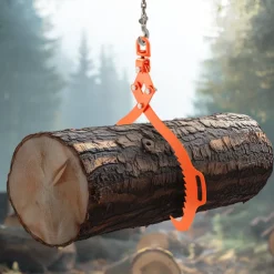 VEVOR 32in Log Lifting Tongs, 2-Claw Log Tongs, Heavy Duty Steel Log Grapple, 1543LBS Lifting Capacity, Swivel Log Graper Timber, Eagle Claw Design, Log Skidding Tongs for Trucks, Tractors, Forklifts
