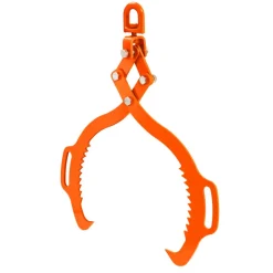 VEVOR 28in Log Lifting Tongs, 2-Claw Log Tongs, Heavy Duty Steel Log Grapple, 1100LBS Lifting Capacity, Swivel Log Graper Timber, Eagle Claw Design, Log Skidding Tongs for Trucks, Tractors, Forklifts