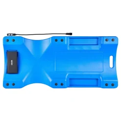 VEVOR 40 in Mechanic Creeper with LED Light, Low Profile Plastic Garage Creeper, 350 lbs Under Car Rolling Creeper with 6 Swivel Casters, Padded Headrest & Tool Trays for Auto Repair