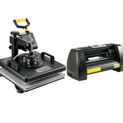 VEVOR 6 In 1 Mug Hat Heat Press & 14 Inch Vinyl Cutter Plotter Machine Kit