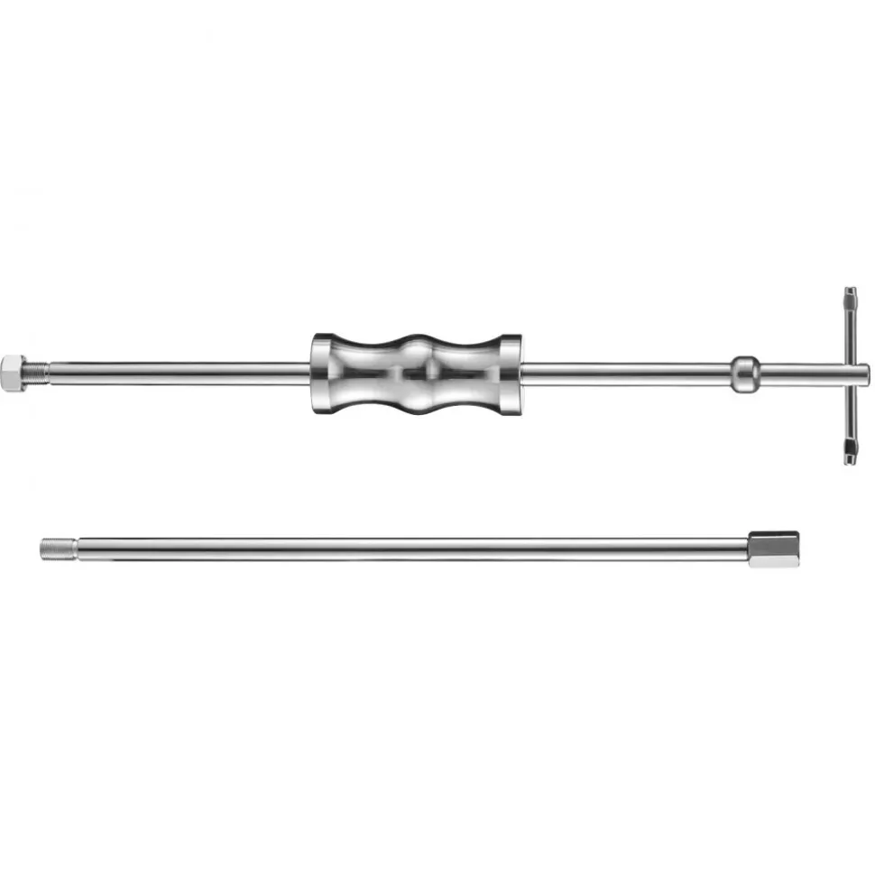 VEVOR Inner CV Axle Puller Tool Set with 5/8 in-18 Slide Hammer & 2-Inch 2.5-Inch CV Joint Fork Adapter, Inner CV Joint Removal Tool Kit, Heavy Duty Front Wheel Drive Axle Puller Slide Hammer Set