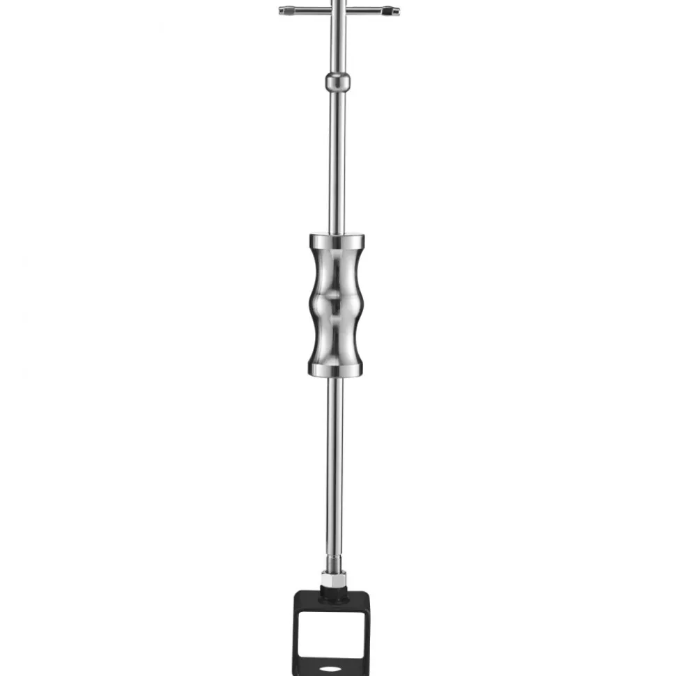 VEVOR Inner CV Axle Puller Tool Set with 5/8 in-18 Slide Hammer & 2-Inch 2.5-Inch CV Joint Fork Adapter, Inner CV Joint Removal Tool Kit, Heavy Duty Front Wheel Drive Axle Puller Slide Hammer Set