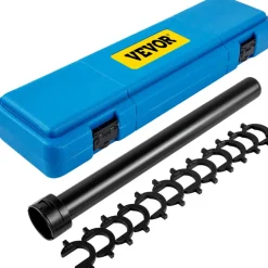 VEVOR Inner Tie Rod Installation Kit, Includes 13 Crowfoot Adapters, Durable 1/2 Inch Drive Tube for Efficient Removal, Crafted from Robust Steel, Ideal for Automotive Maintenance