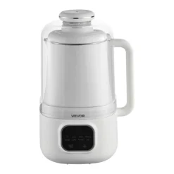VEVOR 8-in-1 Nut Milk Maker, 34 oz Soy Milk Maker with 200W Blending, for Homemade Oat, Nut, Soy, Juice, Milkshake, Rice Cereal, Plant-Based Beverages with Self-Cleaning, Boil Water, 12-Hour Delay