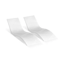 VEVOR In-Pool Lounge Chairs, Set of 2 Chaise Lounger, Inside Pool Lounge Chairs for up to 5
