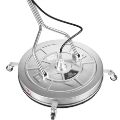 VEVOR 30 in Pressure Washer Surface Cleaner, Raised Handle, Stainless Steel, Power Washer Attachment with Wheels for Concrete, Patio, Sidewalk, Deck, Driveway, Floor, 4000 Max PSI, 3/8 Quick Connector