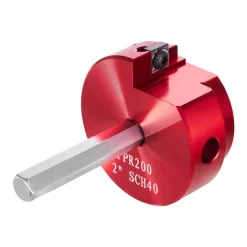 VEVOR 2 In PVC Pipe Reamer, Aluminum Alloy, PVC Pipe Fitting Saver, for Use with SCH 40 ABS, PVC, CPVC Pipes, Clean Leftover Pipe & Solvent Cement Remnants, for Water Lines, Drain Lines, Vent Lines