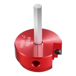 VEVOR 2 In PVC Pipe Reamer, Aluminum Alloy, PVC Pipe Fitting Saver, for Use with SCH 40 ABS, PVC, CPVC Pipes, Clean Leftover Pipe & Solvent Cement Remnants, for Water Lines, Drain Lines, Vent Lines