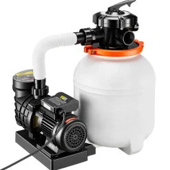 VEVOR 13 in Sand Filter Pump for Above Ground Pool, 0.75 HP 3500 GPH, Swimming Pool Sand Filter Pump with Pre-Assembled & Leak-Resistant Design, 6-Way Valve, High-Efficiency Filtration for Pools