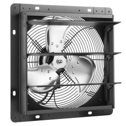 VEVOR 10 in Shutter Exhaust Fan Wall-Mount Automatic Louvers Variable Speed, Sturdy Steel Housing, Low Noise, AC Motor, 874 CFM Ventilation and Cooling for Attic, Garage, Barn, Greenhouse, Workshop
