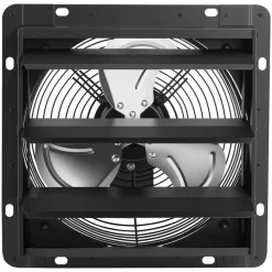 VEVOR 10 in Shutter Exhaust Fan Wall-Mount Automatic Louvers Variable Speed, Sturdy Steel Housing, Low Noise, AC Motor, 874 CFM Ventilation and Cooling for Attic, Garage, Barn, Greenhouse, Workshop