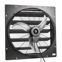 VEVOR 24 in Shutter Exhaust Fan Wall-Mount Automatic Louvers Variable Speed, Sturdy Steel Housing, Low Noise, AC Motor, 7030 CFM Ventilation and Cooling for Attic, Garage, Barn, Greenhouse, Workshop