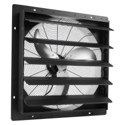 VEVOR 24 in Shutter Exhaust Fan Wall-Mount Automatic Louvers Variable Speed, Sturdy Steel Housing, Low Noise, AC Motor, 7030 CFM Ventilation and Cooling for Attic, Garage, Barn, Greenhouse, Workshop