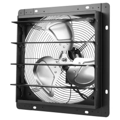 VEVOR 14 in Shutter Exhaust Fan Wall-Mount Automatic Louvers Variable Speed, Sturdy Steel Housing, Low Noise, AC Motor, 1802 CFM Ventilation and Cooling for Attic, Garage, Barn, Greenhouse, Workshop