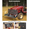 VEVOR 1/2 in Skid Steer Mount Plate Universal Quick Attach Mount Plate, Easy to Bolt, 9000 lbs Load Capacity, Heavy Duty Steel Loader Plates Compatible with Kubota Bobcat Skid Steers and Tractors