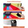 VEVOR 24 in Spinning Prize Wheel, 14 Slots Spinning Wheel with Stand, Adjustable Height Win Fortune Roulette with a Dry Erase and 2 Markers, 6 Colors, Easy Assembly, for Party Pub Trade Show Carnival