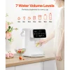 VEVOR Instant Hot Water Dispenser, Countertop Boiling Water Dispenser with Adjustable 7 Temperatures & 7 Water Volumes, 118oz Removable Water Tank, Quick Heating with Touchscreen & Child Lock for Home